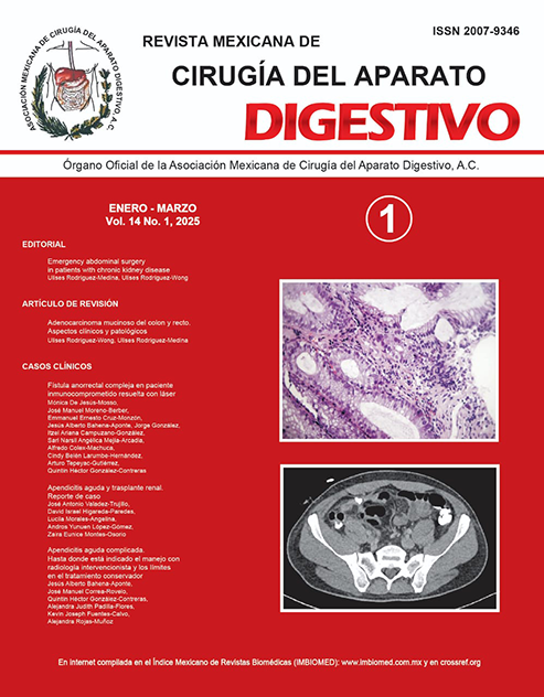 Revista Mexicana de Cirugía del Aparato Digestivo