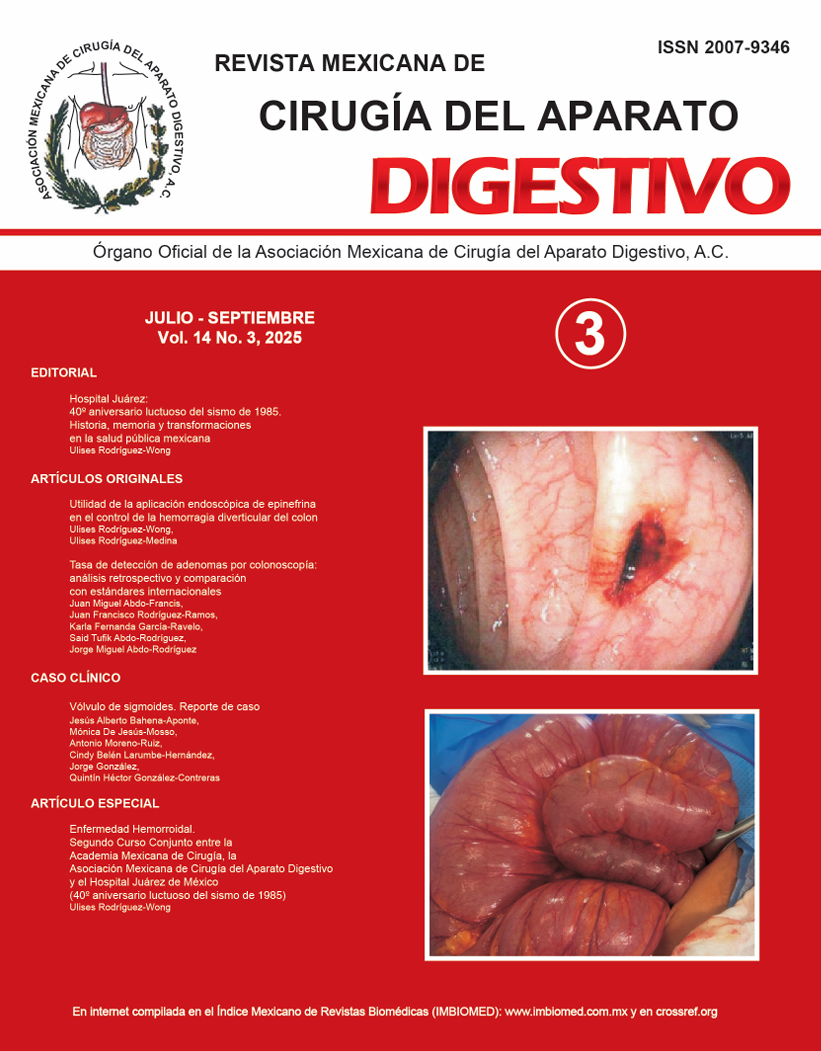 Revista Mexicana de Cirugía del Aparato Digestivo